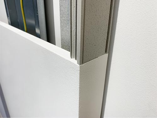 Met hars afgewerkte profile